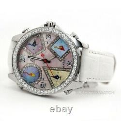 Jacob & Co. Five Time Zone Diamonds MOP Wristwatch JCM-24DA