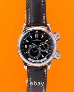 Jaeger LeCoultre Master Compressor Geographic GMT 146.8.83/1 World Time Black