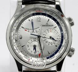 Jaeger LeCoultre Master Control World Geographic s. Steel #146.8.32. S watch 42MM