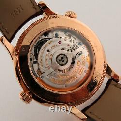 Jaeger LeCoultre Master Geographic 18K Rose Gold Automatic Watch 142.2.92. S 38mm