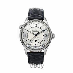 Jaeger-LeCoultre Master Geographic Auto 39mm Steel Mens Strap Watch Q1428530