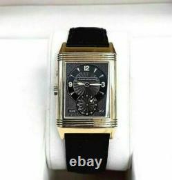 Jaeger-LeCoultre Reverso Duo Date Watch Solid 18K Yellow Gold Ref # 270.2.54 Box