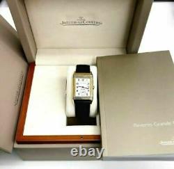 Jaeger-LeCoultre Reverso Duo Date Watch Solid 18K Yellow Gold Ref # 270.2.54 Box