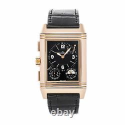 Jaeger-LeCoultre Reverso Grande GMT Duo Manual Gold Mens Strap Watch Q3022420