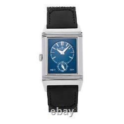 Jaeger-LeCoultre Reverso Manual Wind Steel Mens Strap Watch GMT Q3908420