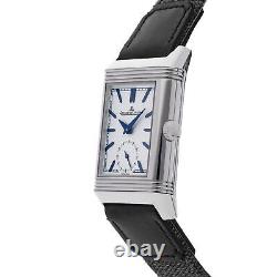 Jaeger-LeCoultre Reverso Manual Wind Steel Mens Strap Watch GMT Q3908420
