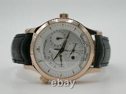 Jaeger Le Coultre Master Control Geographic 142.2.92 18k Rose Gold Watch