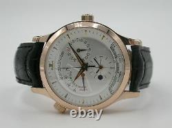 Jaeger Le Coultre Master Control Geographic 142.2.92 18k Rose Gold Watch