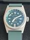 Katino GMT Titanium Automatic Watch with Titanium Bracelet and Rubber Strap
