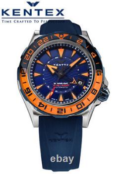 Kentex MARINE GMT S820X-06 Blue Men's Watch New in Box