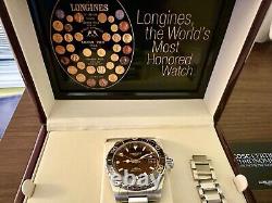 LONGINES HydroConquest GMT Brown Dial Steel 41 mm Men's Watch L3.790.4.66.6