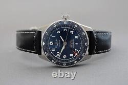 LONGINES Spirit Zulu Time. Blue dial, Automatic GMT Box, Papers & Warranty