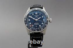 LONGINES Spirit Zulu Time. Blue dial, Automatic GMT Box, Papers & Warranty