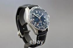 LONGINES Spirit Zulu Time. Blue dial, Automatic GMT Box, Papers & Warranty