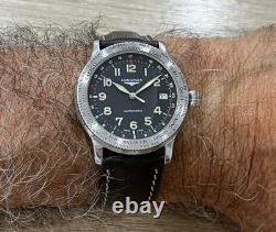 LONGINES WORLD TIME GMT L2.611.4 AUTOMATIC Cal. L635.5 38mm STEEL MEN WATCH