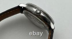 LONGINES WORLD TIME GMT L2.611.4 AUTOMATIC Cal. L635.5 38mm STEEL MEN WATCH