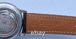 LONGINES WORLD TIME GMT L2.611.4 AUTOMATIC Cal. L635.5 38mm STEEL MEN WATCH
