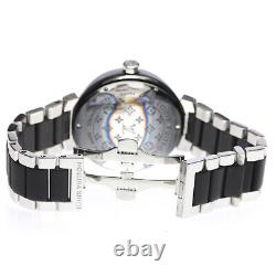 LOUIS VUITTON Tambour in black Q113K GMT black Dial Automatic Men's Watch 715601