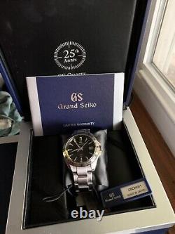 Limited Grand Seiko Caliber 9F 25th Anniversary SBGN001 GMT! Full Set! 1/800