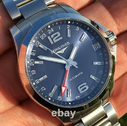 Longines Conquest GMT Automatic Wrist Watch 41mm