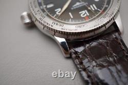 Longines L2.611.4 Swissair GMT World Timer Avigation Swiss Automatic Watch