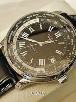 Longines Master Collection WorldTime Keeper GMT Men's Watch Automatic 39mm