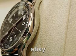Longines Master Collection WorldTime Keeper GMT Men's Watch Automatic 39mm