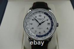 Longines Master Collection Worldtime GMT L2.631.4.70 Swiss Watch RRP £1,730