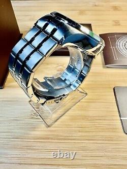 Lucien Piccard Open Heart GMT II Automatic Blue Dial Men's Watch