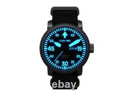 Lum-Tec Combat B67 Day/Date watch, 2-yrwarranty, USA Made, 2 straps, 43mm, NIB