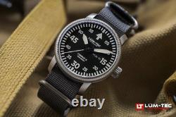 Lum-Tec Combat B67 Day/Date watch, 2-yrwarranty, USA Made, 2 straps, 43mm, NIB