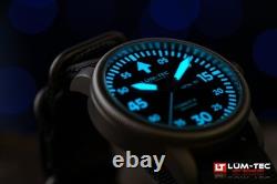 Lum-Tec Combat B67 Day/Date watch, 2-yrwarranty, USA Made, 2 straps, 43mm, NIB