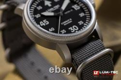 Lum-Tec Combat B67 Day/Date watch, 2-yrwarranty, USA Made, 2 straps, 43mm, NIB