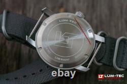 Lum-Tec Combat B67 Day/Date watch, 2-yrwarranty, USA Made, 2 straps, 43mm, NIB