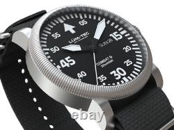 Lum-Tec Combat B67 Day/Date watch, 2-yrwarranty, USA Made, 2 straps, 43mm, NIB