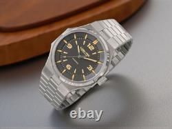 Lum-tec Watch Eclipse E1, Auto with integrated bracelet, MDV, Made in USA 42mm NEW