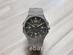 Lum-tec Watch Eclipse E1, Auto with integrated bracelet, MDV, Made in USA 42mm NEW