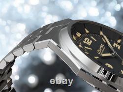 Lum-tec Watch Eclipse E1, Auto with integrated bracelet, MDV, Made in USA 42mm NEW