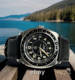Luminox Air P-38 Lightning Pilot Watch XA. 9421 Stainless Case- Leather Strap