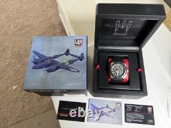 Luminox Air P-38 Lightning Pilot Watch XA. 9421 Stainless Case- Leather Strap