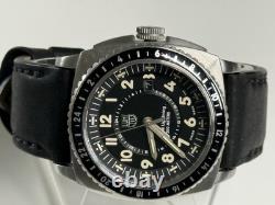 Luminox Air P-38 Lightning Pilot Watch XA. 9421 Stainless Case- Leather Strap