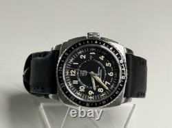Luminox Air P-38 Lightning Pilot Watch XA. 9421 Stainless Case- Leather Strap