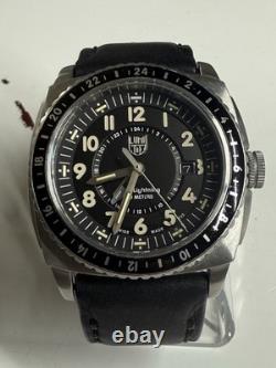 Luminox Air P-38 Lightning Pilot Watch XA. 9421 Stainless Case- Leather Strap