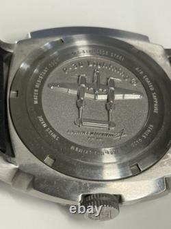 Luminox Air P-38 Lightning Pilot Watch XA. 9421 Stainless Case- Leather Strap