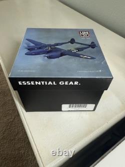 Luminox Air P-38 Lightning Pilot Watch XA. 9421 Stainless Case- Leather Strap