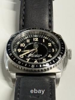 Luminox Air P-38 Lightning Pilot Watch XA. 9421 Stainless Case- Leather Strap