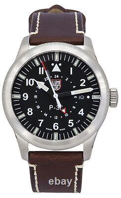 Luminox Air Pilot P-38 Lightning GMT Black Dial Swiss Quartz XA. 9521 Mens Watch