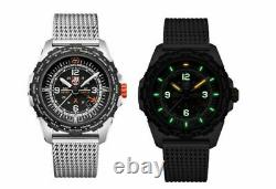 Luminox Bear Grylls Air GMT XB. 3762 44mm Black Mesh Steel Quartz Men's Watch