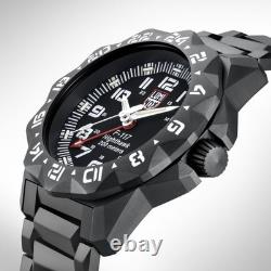Luminox F-117 Nighthawk GMT Gunmetal Diver Quartz MILITARY Men's Watch XA. 6422