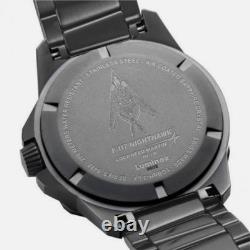 Luminox F-117 Nighthawk GMT Gunmetal Diver Quartz MILITARY Men's Watch XA. 6422